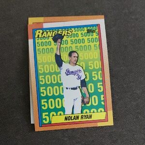 Nolan Ryan Baseball Trading Card Topps 5000 Strikeout